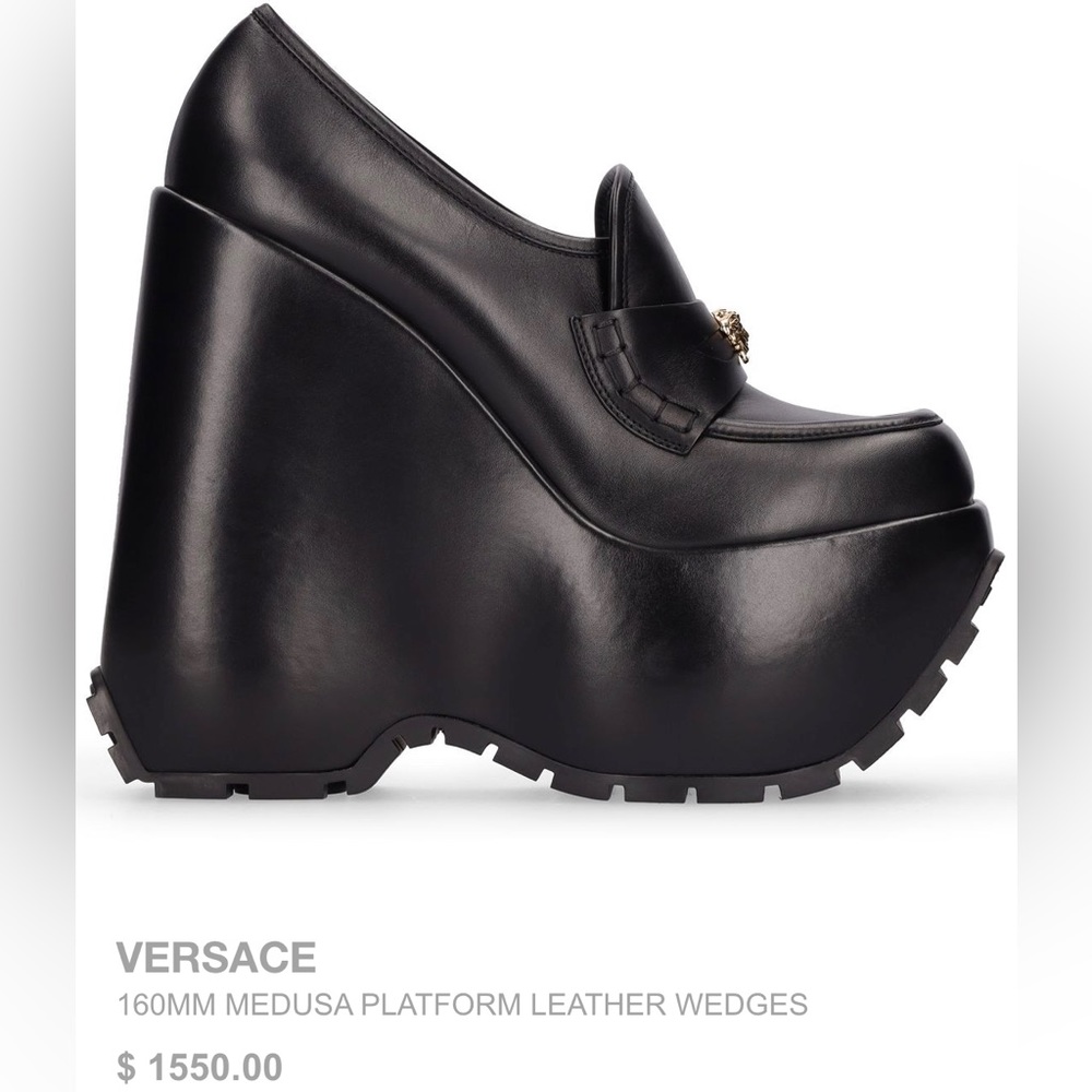 Versace: Medusa Triplatform Wedge - Picture 15 of 16